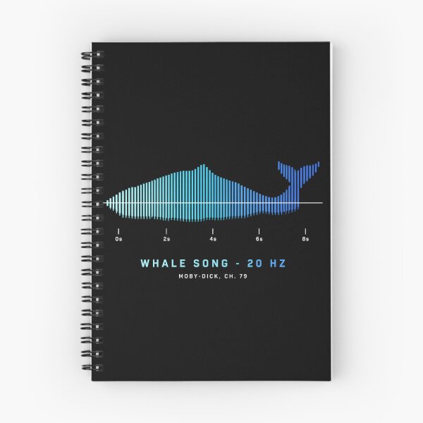 Item preview, Moby Dick: Whale Song at 20 Hz Audio Wave designed and sold by Fenay Designs.