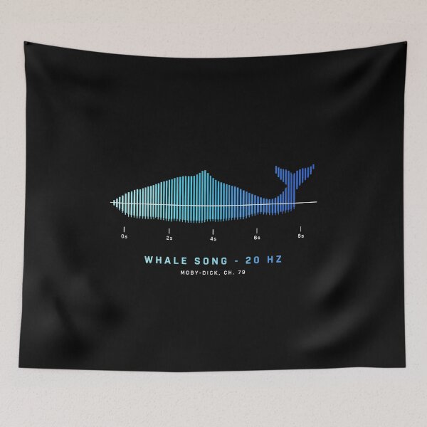 Item preview, Moby Dick: Whale Song at 20 Hz Audio Wave designed and sold by Fenay Designs.