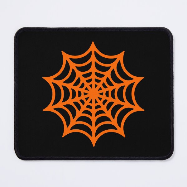 Item preview, Orange Spider Web Halloween Silhouette Graphic designed and sold by pattern-archive.