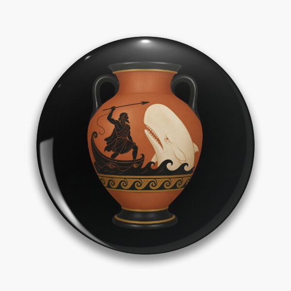 Item preview, Moby Dick: Greek Amphora Whale Hunt designed and sold by Fenay Designs.