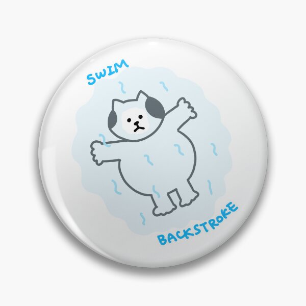 Item preview, backstroking Cat designed and sold by superbaechoo.