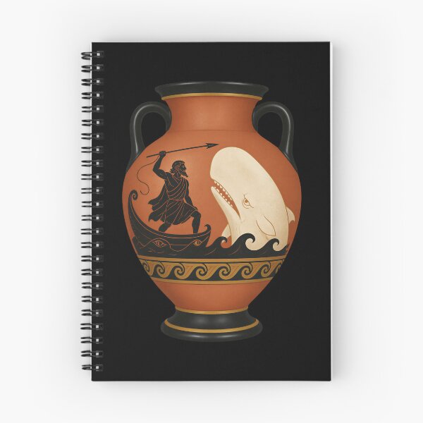Item preview, Moby Dick: Greek Amphora Whale Hunt designed and sold by Fenay Designs.