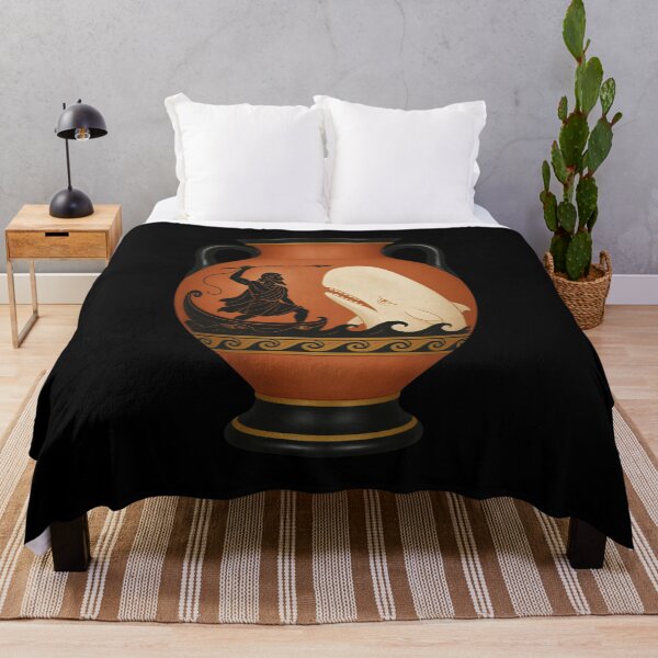 Item preview, Moby Dick: Greek Amphora Whale Hunt designed and sold by Fenay Designs.