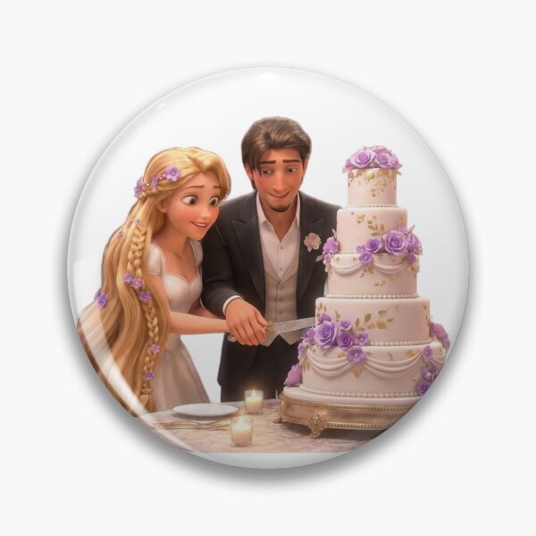 Item preview, Rapunzel and Flynn Rider Wedding Cake designed and sold by 4U---Store.