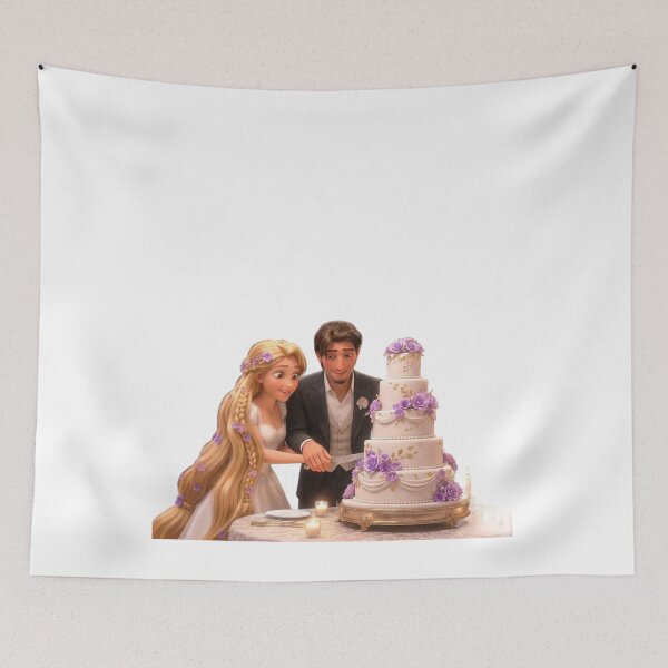 Item preview, Rapunzel and Flynn Rider Wedding Cake designed and sold by 4U---Store.