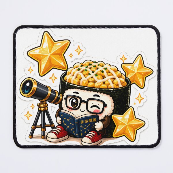 Item preview, Cute Corn Mayo Sushi Sticker designed and sold by OddGarage.