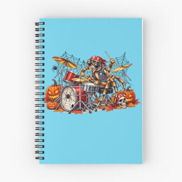 Item preview, Spider Drummer Rock Band Funny Cute Animal Playing Drums designed and sold by Evelashop.