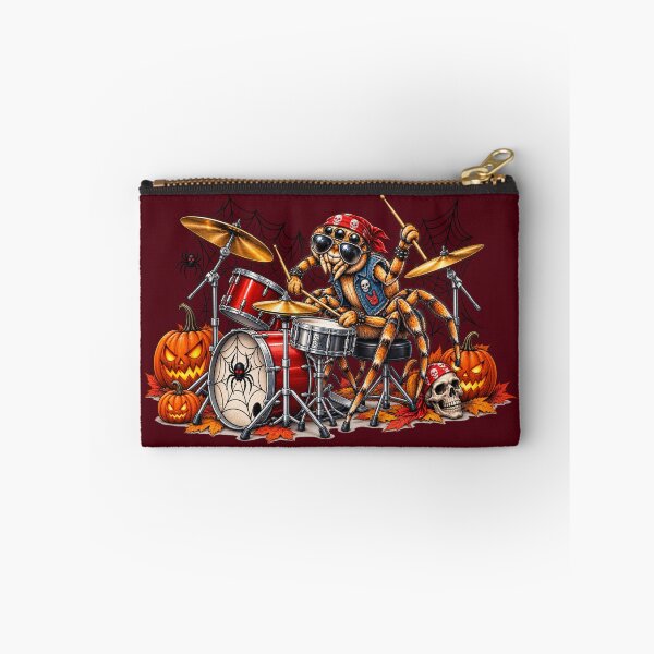Item preview, Spider Drummer Rock Band Funny Cute Animal Playing Drums designed and sold by Evelashop.