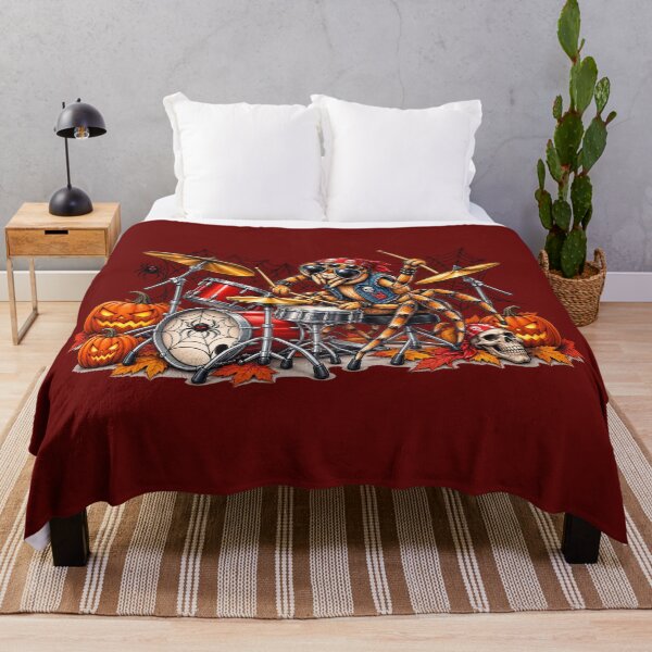 Item preview, Spider Drummer Rock Band Funny Cute Animal Playing Drums designed and sold by Evelashop.