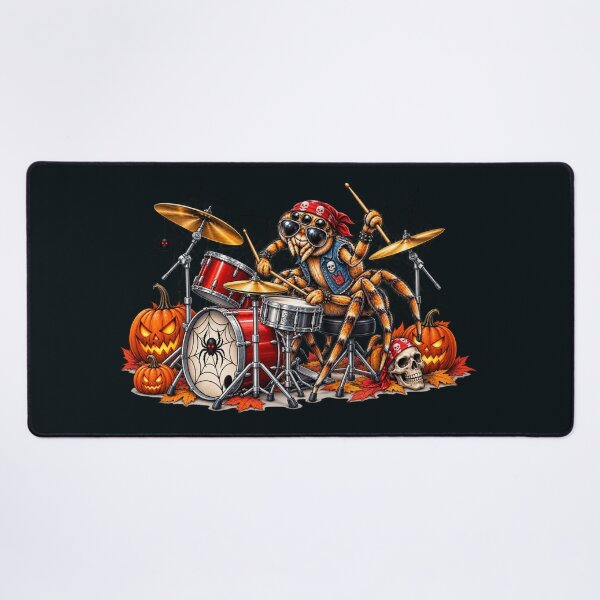 Item preview, Spider Drummer Rock Band Funny Cute Animal Playing Drums designed and sold by Evelashop.