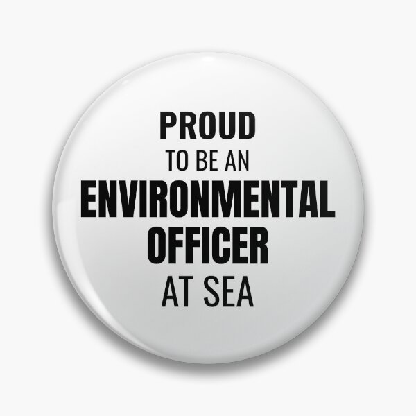 Item preview, Proud to be an Environmental Officer at Sea (Black) designed and sold by ShipCrewNation.