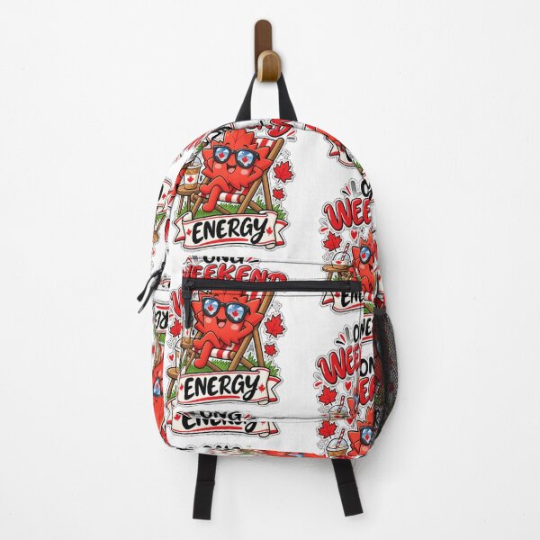 Item preview, Long Weekend Energy Kawaii Maple Leaf designed and sold by InspiredCreatives.