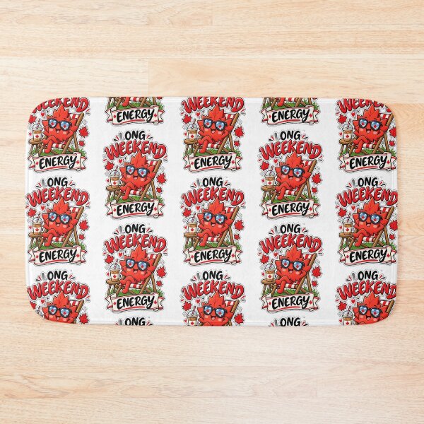 Item preview, Long Weekend Energy Kawaii Maple Leaf designed and sold by InspiredCreatives.
