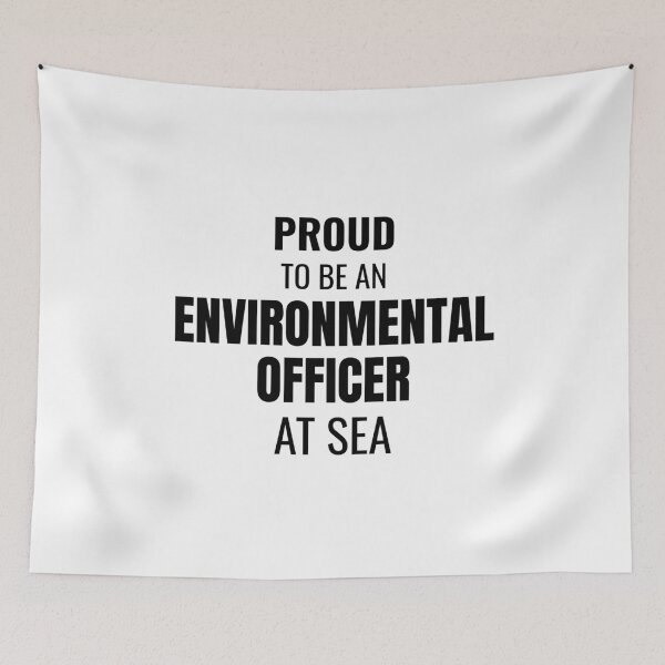 Item preview, Proud to be an Environmental Officer at Sea (Black) designed and sold by ShipCrewNation.