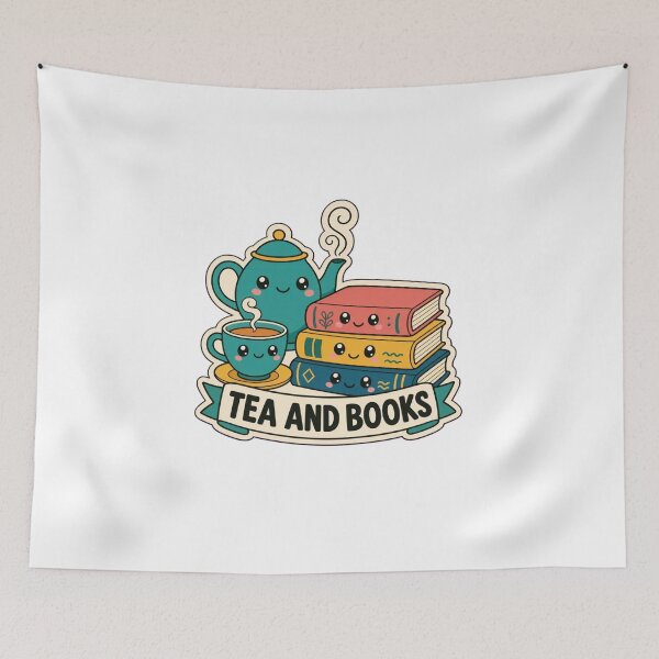 Item preview, Tea And Books Only | Funny Book Quotes Reading Gift Design designed and sold by StickyGuys.