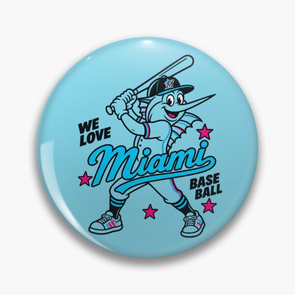 Item preview, We Love Miami Baseball Billy the Marlin designed and sold by GhostDawgs.