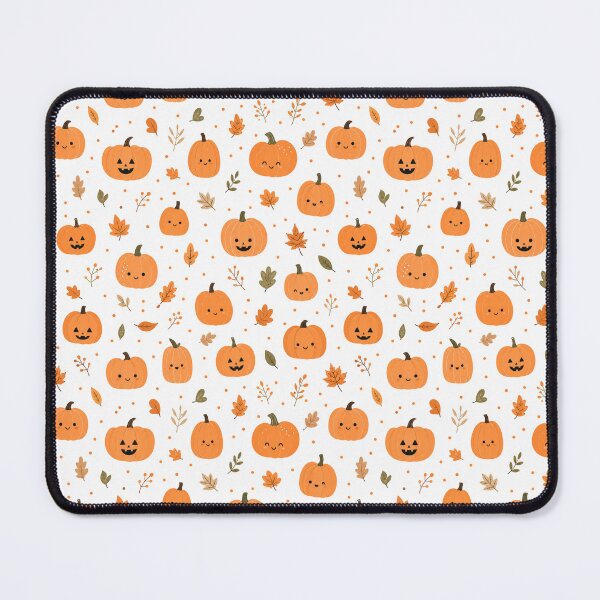 Item preview, Spooky Cute Halloween Jack O Lantern and Leaves designed and sold by Patternpulseee.