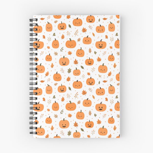 Item preview, Spooky Cute Halloween Jack O Lantern and Leaves designed and sold by Patternpulseee.