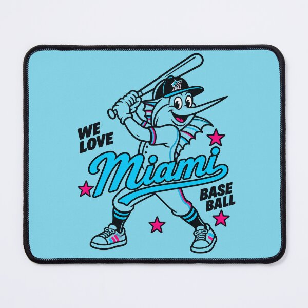 Item preview, We Love Miami Baseball Billy the Marlin designed and sold by GhostDawgs.