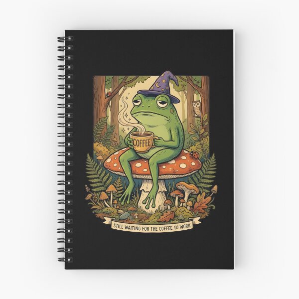 Item preview, Existential Frog Meme Sticker | It Is What It Is Sad Frog Coffee designed and sold by eihabo.