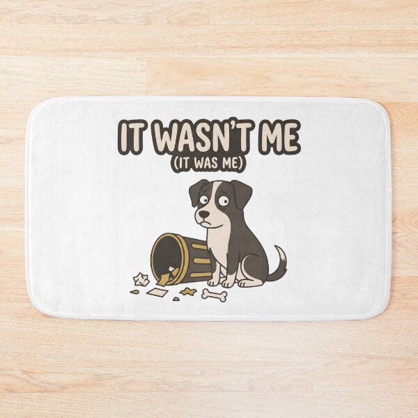 Item preview, It Wasn't Me Guilty Dog Meme – Cute Pet Humor Design designed and sold by StickerNestYou.