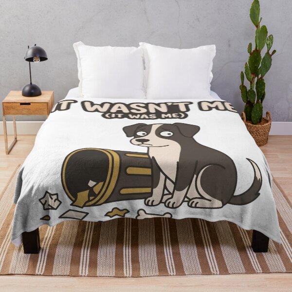 Item preview, It Wasn't Me Guilty Dog Meme – Cute Pet Humor Design designed and sold by StickerNestYou.