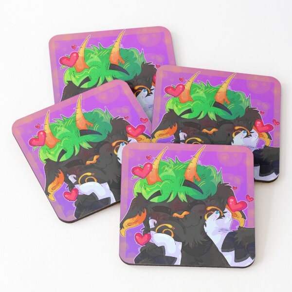 Item preview, Colorful Fantasy Creature with Loving Expression designed and sold by J-Mindful.