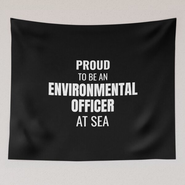Item preview, Proud to be an Environmental Officer at Sea (White) designed and sold by ShipCrewNation.