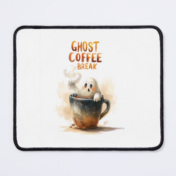 Item preview, Ghost Coffee Break – Cute Spooky Season Coffee Art designed and sold by Helenaphotoart.