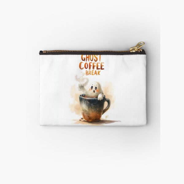 Item preview, Ghost Coffee Break – Cute Spooky Season Coffee Art designed and sold by Helenaphotoart.