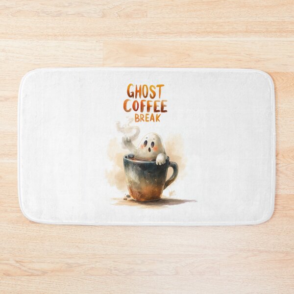 Item preview, Ghost Coffee Break – Cute Spooky Season Coffee Art designed and sold by Helenaphotoart.