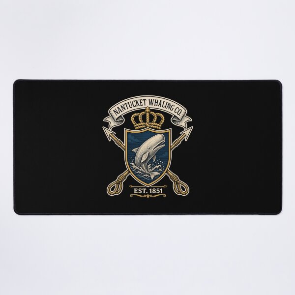 Item preview, Moby Dick: Nantucket Whaling Co. Crest designed and sold by Fenay Designs.