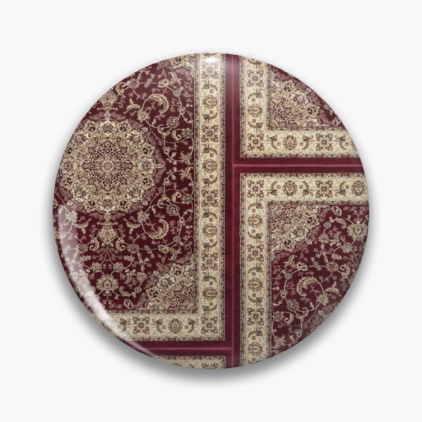 Item preview, Maroon Persian Rug Pattern | Deep Burgundy Oriental Carpet Motif for Scrapbooking, Fashion Design & Luxury Stickers designed and sold by meepmeep52.