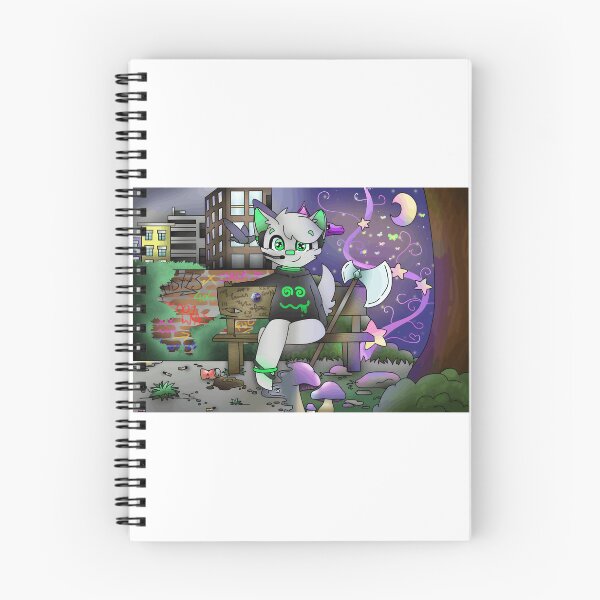 Item preview, Anthropomorphic Cat Character in Urban Nightscape designed and sold by J-Mindful.