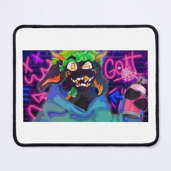 Item preview, Colorful Urban Goat Character with Spray Paint designed and sold by J-Mindful.