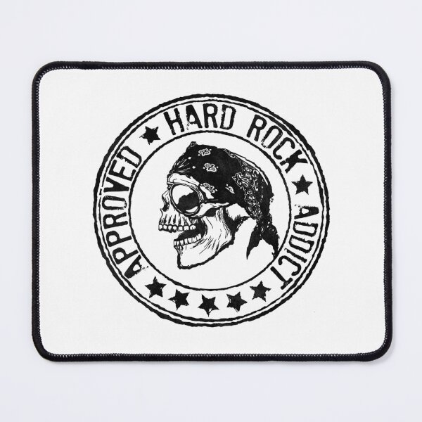 Item preview, Hard Rock Addict (Stamp) designed and sold by MagicEyesOnly.