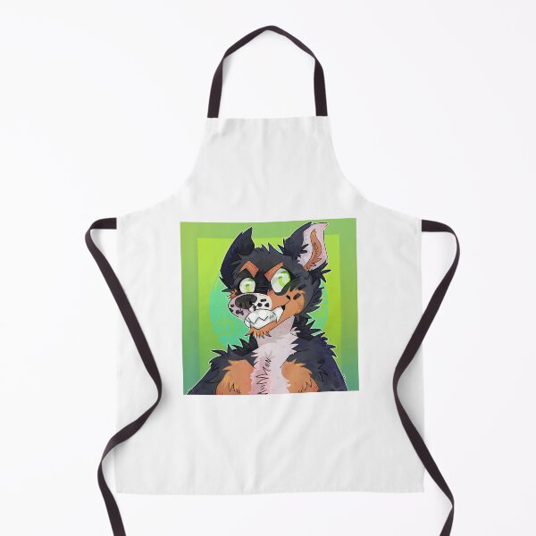 Item preview, Playful Cartoon Dog with Green Eyes designed and sold by J-Mindful.