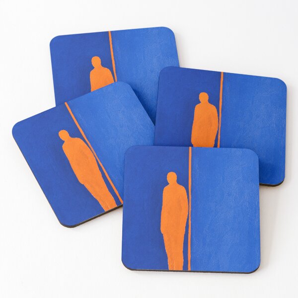 Item preview, 'Carrying Weight' – Modern Abstract Figure Art  designed and sold by Moodzu.