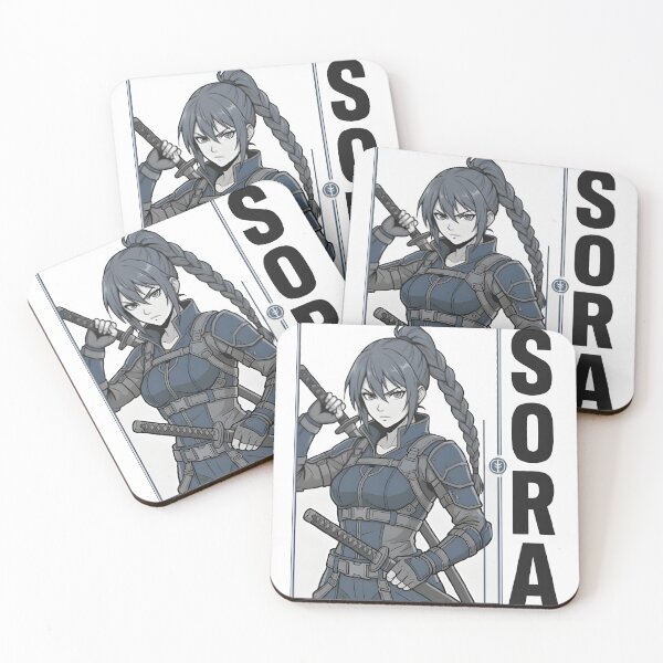 Item preview, Anime Samurai Warrior Girl – Japanese Sword Fighter Anime Art designed and sold by StickerNestYou.