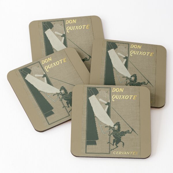 Item preview, Don Quixote – Miguel de Cervantes Vintage Book Cover designed and sold by Grand Illusions.