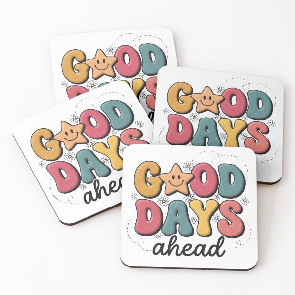 Item preview, Good Days Ahead Cute Colorful Positive Vibes Design designed and sold by StickerNestYou.