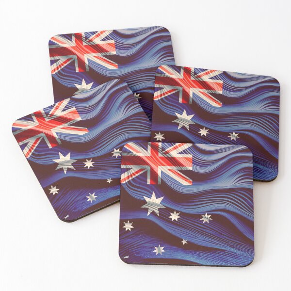 Artikelvorschau, Australische Flagge – Abstraktes Design entworfen und verkauft von YOFANTZ!.