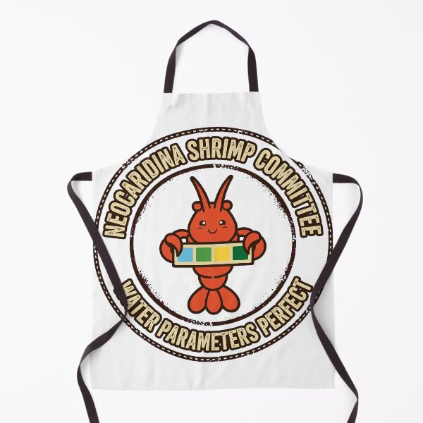 Item preview, Neocaridina Shrimp Committee Water Parameters Perfect Cherry Shrimp Keeper Badge designed and sold by VYBE DARK Studio.