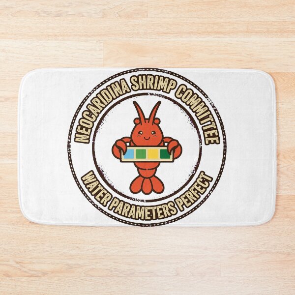 Item preview, Neocaridina Shrimp Committee Water Parameters Perfect Cherry Shrimp Keeper Badge designed and sold by VYBE DARK Studio.