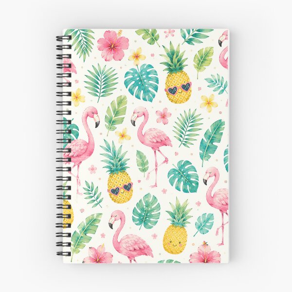 Item preview, Summer patterns with flamingo and pineapples throw pillows designed and sold by ORcreation.