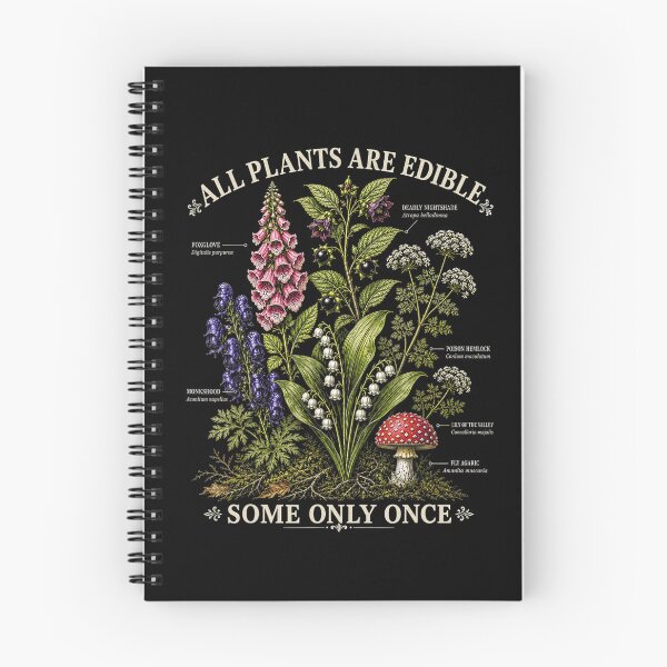 Item preview, All Plants Are Edible Some Only Once Funny Poison Garden designed and sold by NoeValdric.