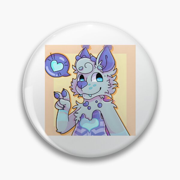 Item preview, Cartoon Blue Heart Furry Character designed and sold by Baby-Care.
