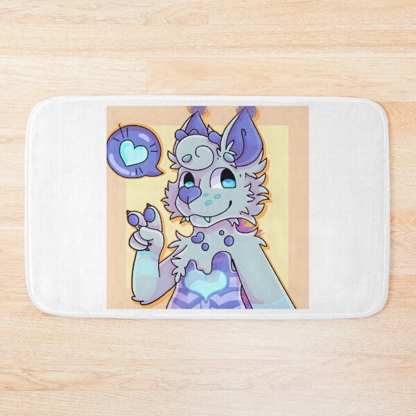 Item preview, Cartoon Blue Heart Furry Character designed and sold by Baby-Care.
