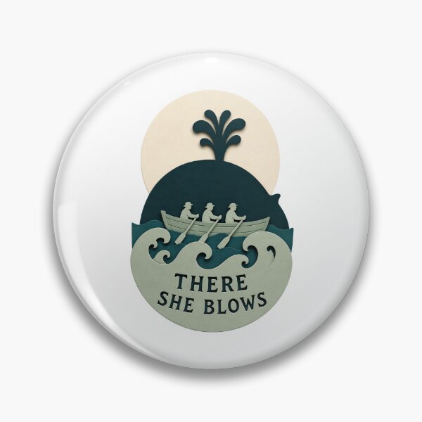 Item preview, Moby Dick There She Blows - Paper-Cut Whaleboat designed and sold by Fenay Designs.