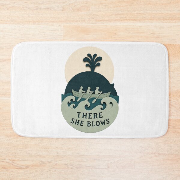 Item preview, Moby Dick There She Blows - Paper-Cut Whaleboat designed and sold by Fenay Designs.